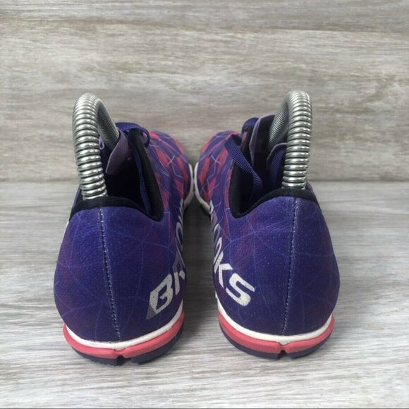 Brooks Women’s Mach 16 Cross Country Purple Running Shoes Sz 8.5 spikes - Picture 4 of 10